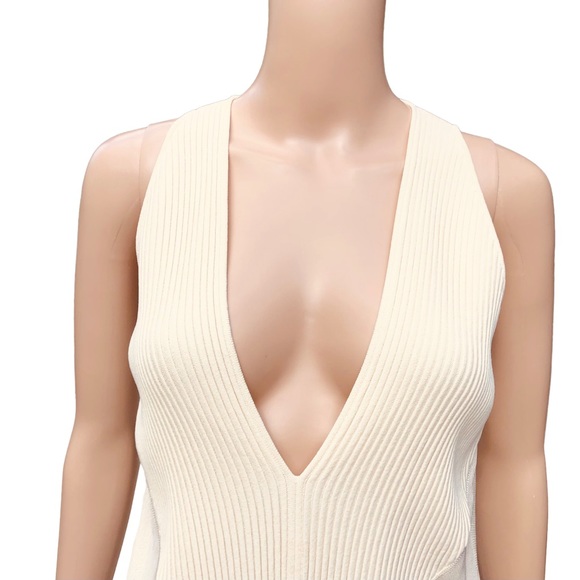 Giorgio Armani NWT ivory knit and sheer top Sz 12 - Picture 11 of 16
